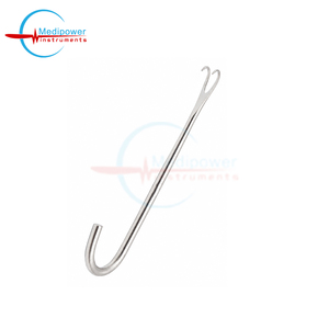 Retractor de Piel de Doble Punta Guthrie de 13 cm, Acero Inoxidable, Punta Afilada, Instrumento de Cirugía General, Certificado CE Clase I - Product Image 5