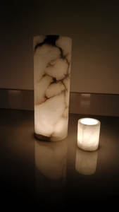 Bougeoir en onyx fabriqué à la main de luxe élégant décor à la maison Unique direct de l'usine bougeoir - Product Image 6