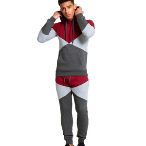 Sports d'hiver personnalisés pour hommes, ensemble de survêtement uni de grande taille imprimé OEM, vente en gros de vêtements de sport personnalisables - Product Image 6