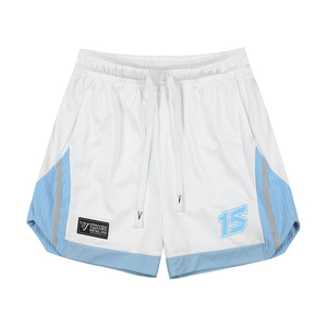 Short en maille de polyester double couche personnalisé Short de basket-ball d'été Streetwear Imprimé Sports Gym Exercise Plus Size - Product Image 2