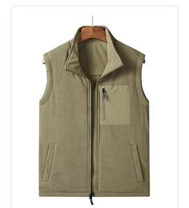 Chaleco sin Mangas para Hombre, de Algodón y Poliéster, Cuello en V, Multibolsillos, Estilo Cargo, Transpirable, para Primavera, Servicio OEM - Product Image 2
