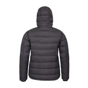 Chaquetas para Hombre, Chaqueta Acolchada con Capucha Gris Personalizada, Ligera, al por Mayor, Rellena de Burbujas, con Parche de Logotipo de Poliéster - Product Image 2