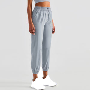 Pantalon de yoga respirant taille haute pour femme Pantalon de sport décontracté pour Fitness Plus Size Washed Technique - Product Image 4