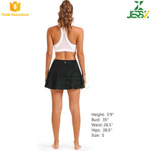 Short de Pickleball en coton taille haute pour femme XS-Vêtements de course de sport athlétiques avec poches pour Pickleball - Product Image 6