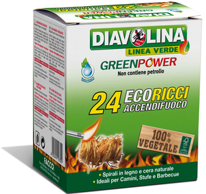 Accendifuoco Green Power Eco-Ricci 24 Accensioni - Product Image 1