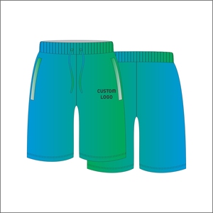 Pantalones cortos deportivos personalizados para hombre, pantalones cortos elásticos de entrenamiento muscular para correr de nailon para hombre, pantalones cortos de baloncesto en blanco de secado rápido para verano - Product Image 5