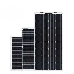 แผงโซลาร์เซลล์แบบยืดหยุ่นชนิดโมโนคริสตัลไลน์ซิลิคอน 100W สำหรับขายส่ง OEM ปรับแต่งจำนวนเซลล์ได้ มีให้เลือกตั้งแต่ 100W-525W - Product Image 3