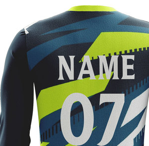 Nueva Camiseta lisa de gran tamaño para hombre, cuello personalizado, logotipo impreso, ropa deportiva, informal, bolsa de polietileno, ropa de punto, ropa larga - Product Image 4