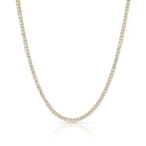 Cadena de Tenis de Plata de Ley 925 con Certificación IGI de Lujo, Joyería Fina de Alta Calidad, Estilo Hip Hop, Moissanita, Joyería Unisex para Bodas - Product Image 4