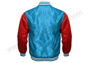 Custom New <b>Men's</b> Basic Leather <b>Letter</b> <b>Man</b> Baseball Varsity <b>Jacket</b> Baseball Letterman Varisty <b>Jacket</b> - Product Image 3