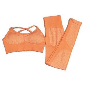 Conjunto de Gimnasio Profesional sin costuras, ropa de Fitness, sujetador y mallas de 2 piezas, conjunto de entrenamiento para mujer, traje de Yoga - Product Image 3
