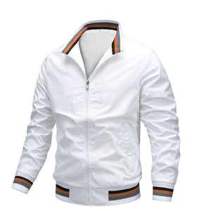 Blouson d'aviateur Bicker Softshell pour homme imperméable, respirant, extérieur, travail, baseball et sport, veste denim avec lettres - Product Image 4