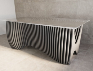Mesa de Centro Kalatri Unique Parametric Asteris, Diseño Contemporáneo, Extraíble, Ligera, Lavable, Forma Personalizada para Interiores - Product Image 3