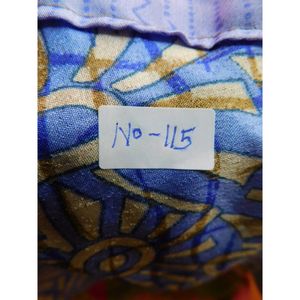 100% seda Reversible 2 capas envoltura mágica colorido bloque de mano estampado Floral Casual Sari falda cinturón Vintage Natural transpirable - Product Image 5