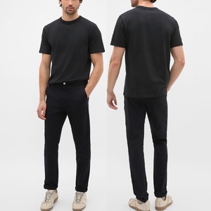 Nueva llegada, camisetas al por mayor de alta calidad, diseño impreso, 100% algodón, camisetas con logotipo personalizado, camisetas negras para hombre - Product Image 6