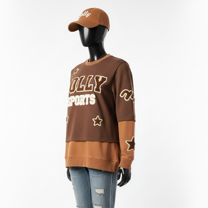 Camisetas de Mujer de Primera Calidad, Casuales, de Doble Capa, Manga Larga, con Estampado Moderno, de Algodón, Transpirables, de Doble Capa, Gran Venta - Product Image 4