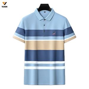OEM imprimé par sublimation sur mesure t-shirt de polo de golf à séchage rapide t-shirts pour hommes polo logo personnalisé vêtements de fitness et de sport - Product Image 1