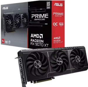 MEJOR OFERTA para AS-US para Tarjeta Gráfica Radeon RX 9070 XT Prime OC PCI Express para Computadora de Escritorio/Portátil con Ventilador, 3 Años de Garantía, Sonido - Product Image 1