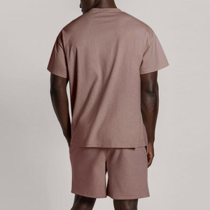 Ensemble chemise et short extensible pour homme en tissu 100% polyester pour la course à pied, l'entraînement et les voyages - Product Image 3