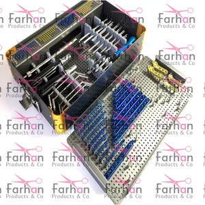 Kit de implante ortopédico veterinario tornillo de placa de bloqueo con juego de instrumentos - Product Image 1