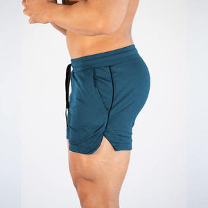 2025 hommes été Polyester/coton élégant respirant vêtements de travail Shorts à la mode tenue décontracté confortable entraînement Fitness - Product Image 3