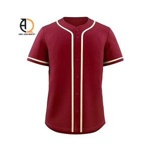 Uniformes de Béisbol Personalizados al por Mayor de Alta Calidad, Camisetas de Béisbol Lisas - Product Image 4