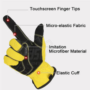 Guantes de Ensamblaje Resistentes a Cortes con Recubrimiento de PU para Seguridad Industrial, Guantes de Ensamblaje con Nivel de Corte ANSI - Product Image 5