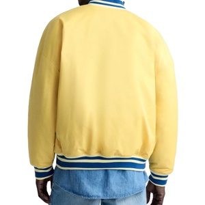 Meilleures ventes de vestes universitaires pour hommes Impression personnalisée Col montant antibactérien à la mode Vêtements de plein air veste d'hiver - Product Image 3