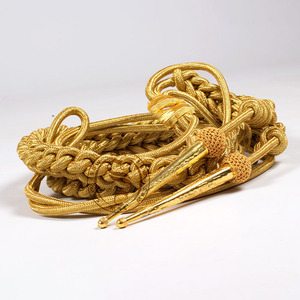 ชุดยูนิฟอร์ม Mylar บิดสำหรับเครื่องแบบสีทองและสีน้ำเงิน | ทำด้วยมือสำหรับเครื่องแบบมืออาชีพ - Product Image 5