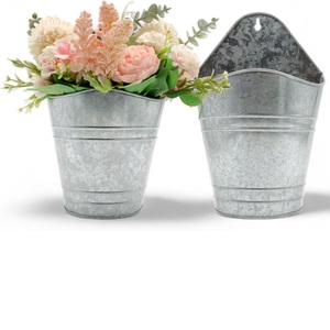 Jardinière avec support plaqué antique et enduit de poudre Pots de fleurs et jardinières de jardin intérieur et extérieur pour la décoration de la maison - Product Image 4