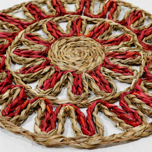 Manteles individuales ovalados de ratán hechos a mano Artex Dong Thap, manteles de comedor tejidos naturales para granja rústica y decoración contemporánea del hogar - Product Image 6