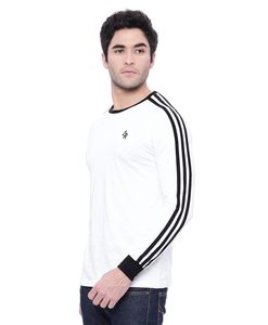 T-shirt élégant à manches longues en coton pour hommes T-shirts à manches longues avec logo et design personnalisés par OEM - Product Image 3