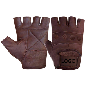 Venta al por mayor 2025 mejor calidad de alta resistencia nuevo estilo guantes de Ciclismo de cuero sin dedos guantes de Ciclismo de alta calidad - Product Image 3