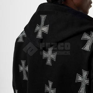 Chándal de hombre para exteriores, ropa de invierno, precio al por mayor con la mejor calidad, chándal de diamantes de imitación para hombre - Product Image 4