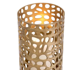 Pot à bougie en or avec couvercle pour bougie de mariage et d'anniversaire avec couvercle Bocaux en métal étain à haute foudre avec logo personnalisé imprimé - Product Image 5