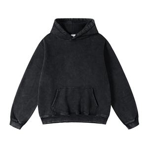 100% algodón de gran tamaño Unisex Venta caliente Sudadera con capucha de invierno estampado de seda impresión de inyección directa digital algodón lavado Sudadera con capucha de lana - Product Image 4