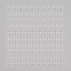 7mm Square Closed Jump <b>Rings</b> for Jewelry Making 18K Gold/Silver-Plated Copper Findings Nickel Free - Product Image 1