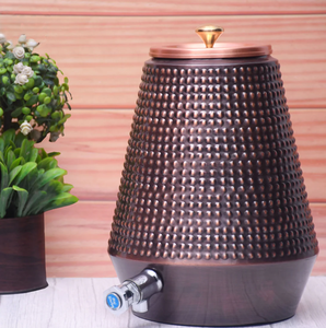 Hot Sale Antique Copper Hammered Design <b>Water</b> Dispenser in Best Price For Restaurant Hotel Use - Product Image 6