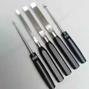 Juego de 5 Piezas de Instrumentos Quirúrgicos Ortopédicos de Acero Inoxidable, Cureta Manual para Huesos, Cincel, Elevador Perióstico, para Cirugía Ósea - Product Image 4