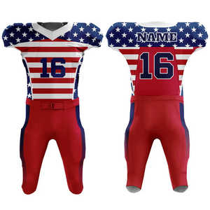 Unique Style American Football Uniform for Adult Size Top <b>Best</b> Quality American Football Uniform Hot Sale American Uniform - Product Image 4
