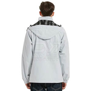 Chaqueta de lluvia cómoda de colores personalizados de alta calidad Chaqueta de lluvia impermeable personalizada de talla grande - Product Image 5