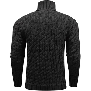 Nuevo Jersey de punto informal de alta calidad para hombre, Tops de punto con cuello redondo, suéter informal de Color sólido, suéter de alta calidad - Product Image 2