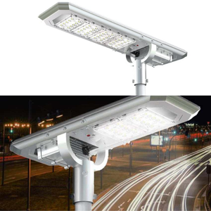 Réverbère solaire 100W CE RoHS extérieur pour l'éclairage de jardin et de route, étanche IP66, lampe à LED à économie d'énergie - Product Image 4