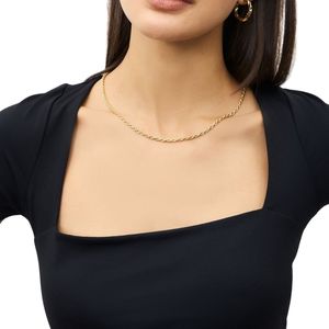 Camiseta de Manga Larga con Cuello Redondo para Niñas, Tejido Elástico Suave, Ecológico, Transpirable, Color Sólido Vintage, Ajustada, Cómoda y Moderna - Product Image 6