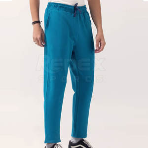 Pantalon décontracté pour homme Léger Haute Qualité Meilleur matériau Marque privée Nouveau style Taille moyenne Délavage foncé - Product Image 4