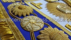 ผ้ากันเปื้อนเครื่องราชกกุธภัณฑ์จาก Masonic ผ้าคาดเอวปักตามสั่งอุปกรณ์เสริมสำหรับพิธีการระดับพรีเมียม - Product Image 5