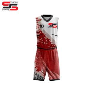 Vente en gros Ensemble de deux pièces avec logo personnalisé uniforme de basket-ball sport haute qualité sublimation kit d'uniformes de basket-ball pour hommes - Product Image 5