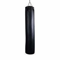 Sac de frappe de boxe robuste pour entraînement de fitness en salle de sport, en cuir de couleur personnalisée, prix de gros
