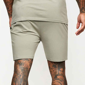 Pantalones cortos de gimnasio para hombre de algodón suave personalizados a la moda al por mayor diseño personalizado 2026 pantalones cortos de sudor lisos de alta calidad para Hombre Pantalones cortos de gimnasio para hombre - Product Image 2