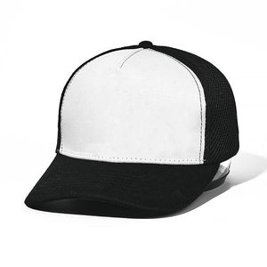2026 Nique Custom Logo 5-Panel Trucker Hat Unisex Adult Baseball Cap Mesh Twill Cotton <b>Thermal</b> Transfer for Beach Wear - Product Image 1